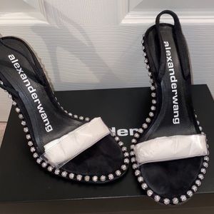 Alexander Wang Nova Studded PCV Slingback
